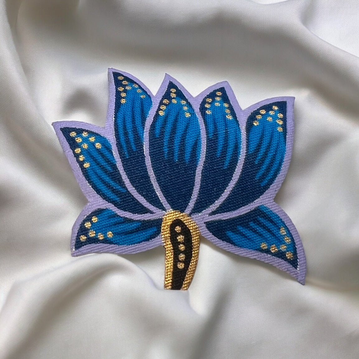 Wisteria Violet Brooch