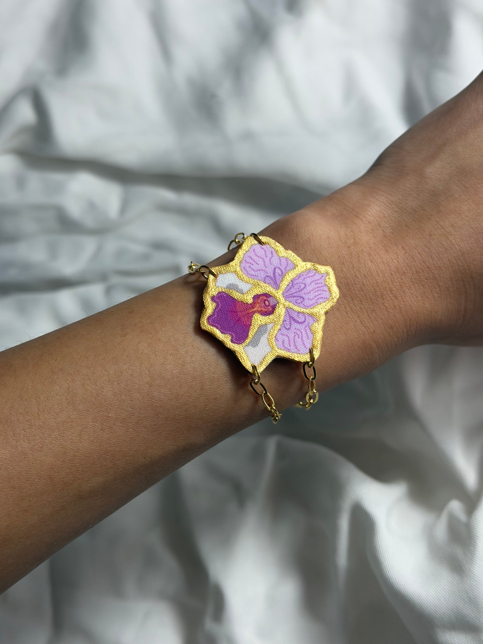 Vanda Miss Joaquim inspired Batik Bracelet