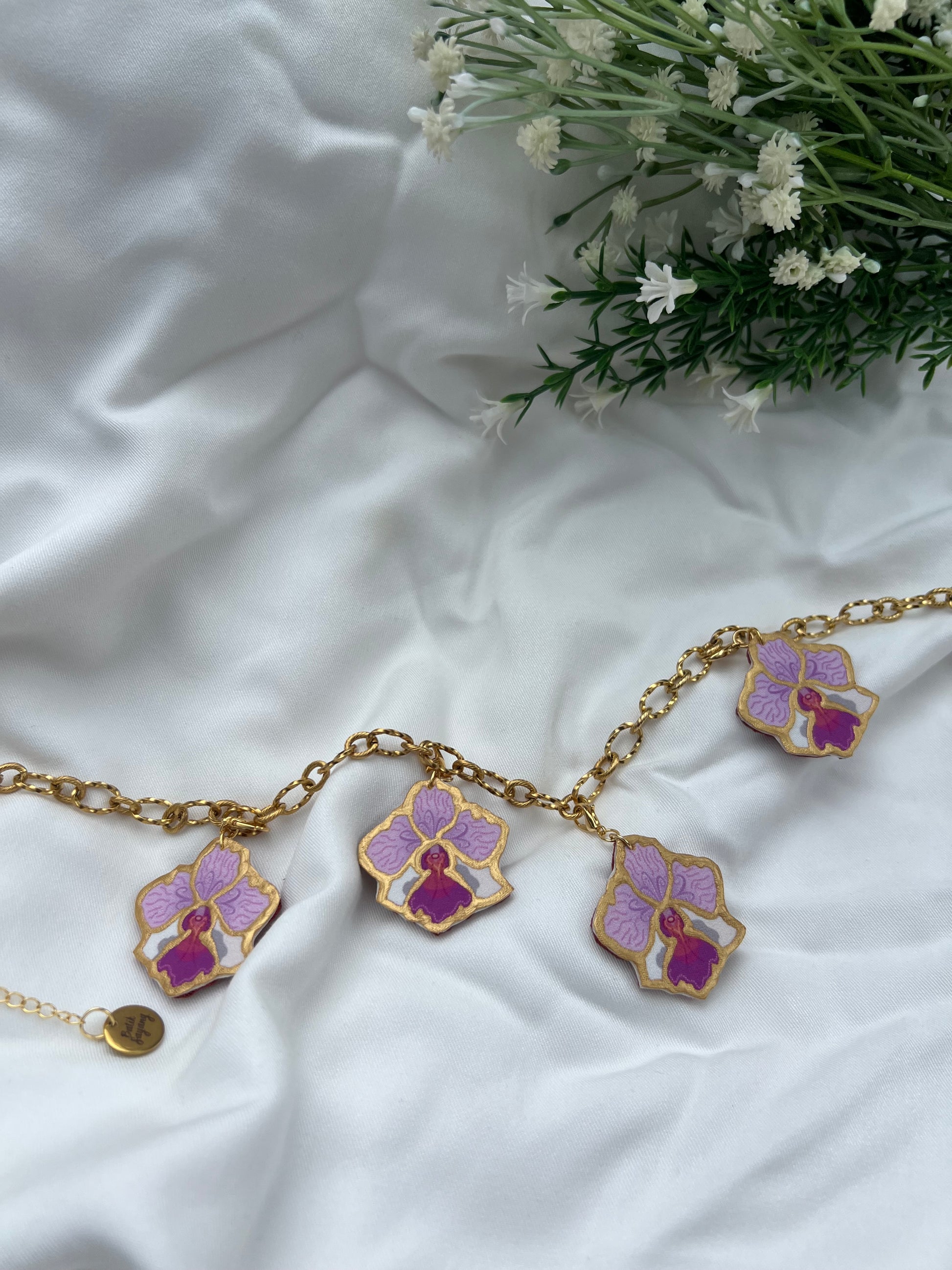 Vanda Miss Joaquim inspired Bag Charm 4pcs Motif Approx Size: 3.5CM