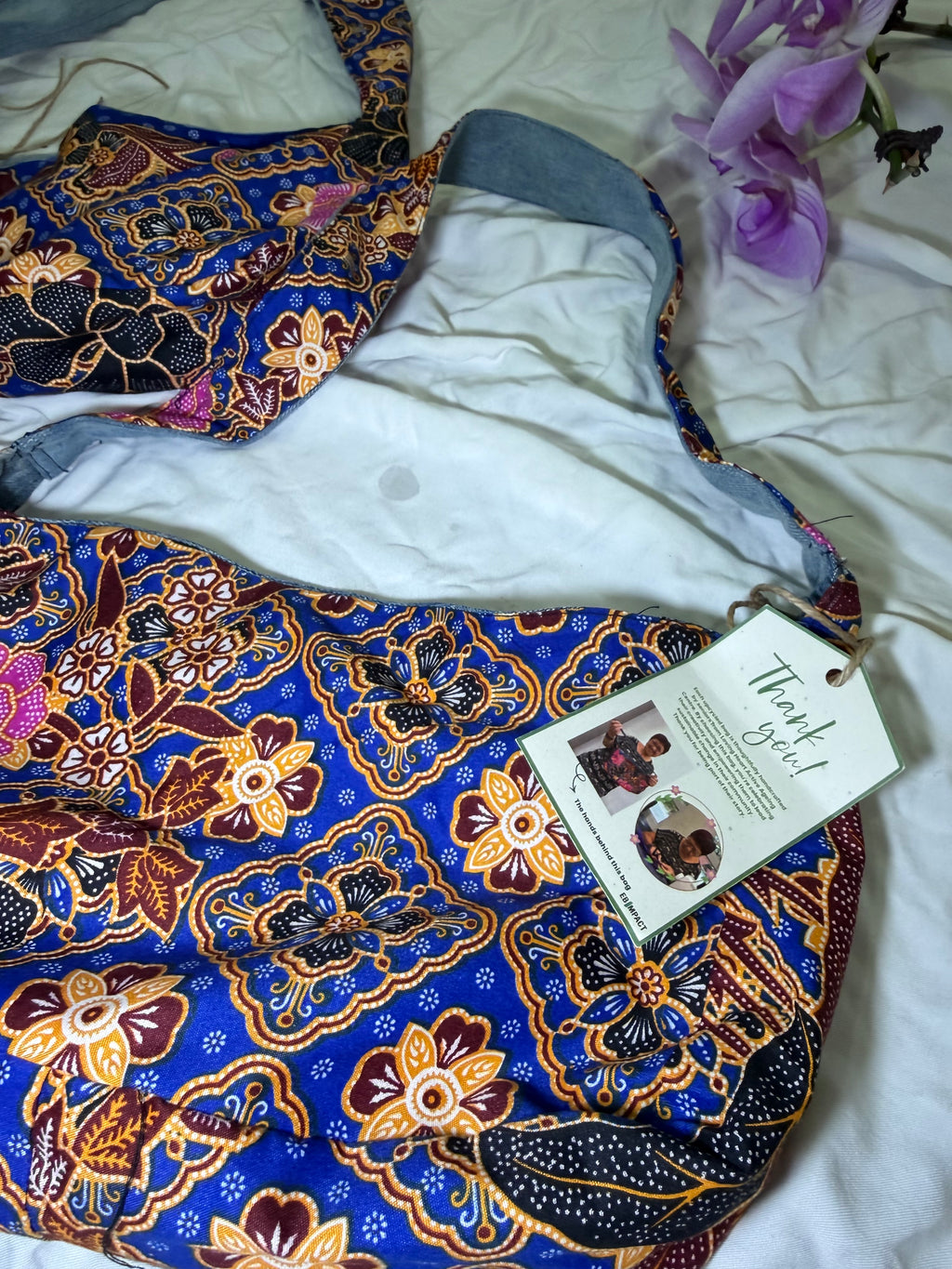 Upcycled Batik Purse Batik Sayang x Seeds of Change