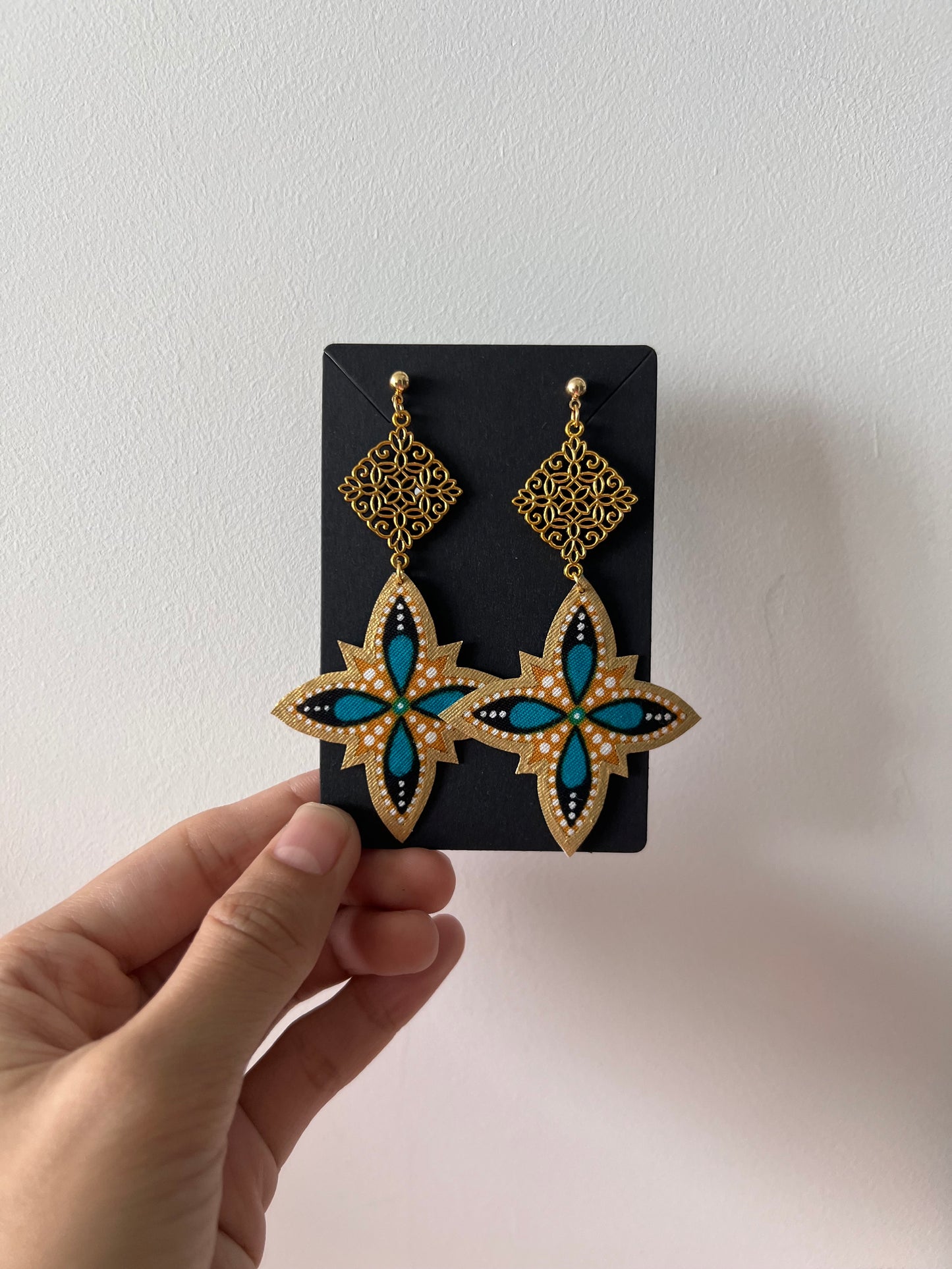 Majolica Batik Earrings