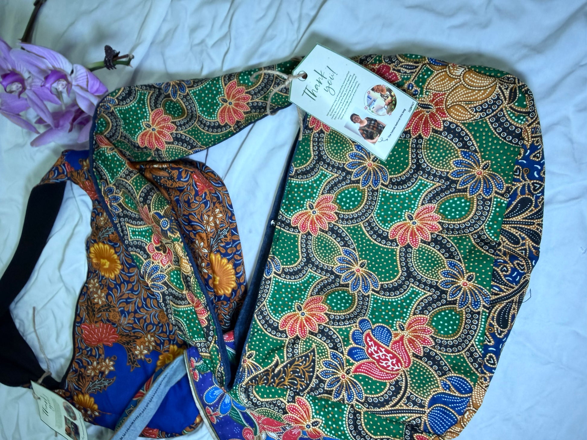 Upcycled Batik Purse Batik Sayang x Seeds of Change