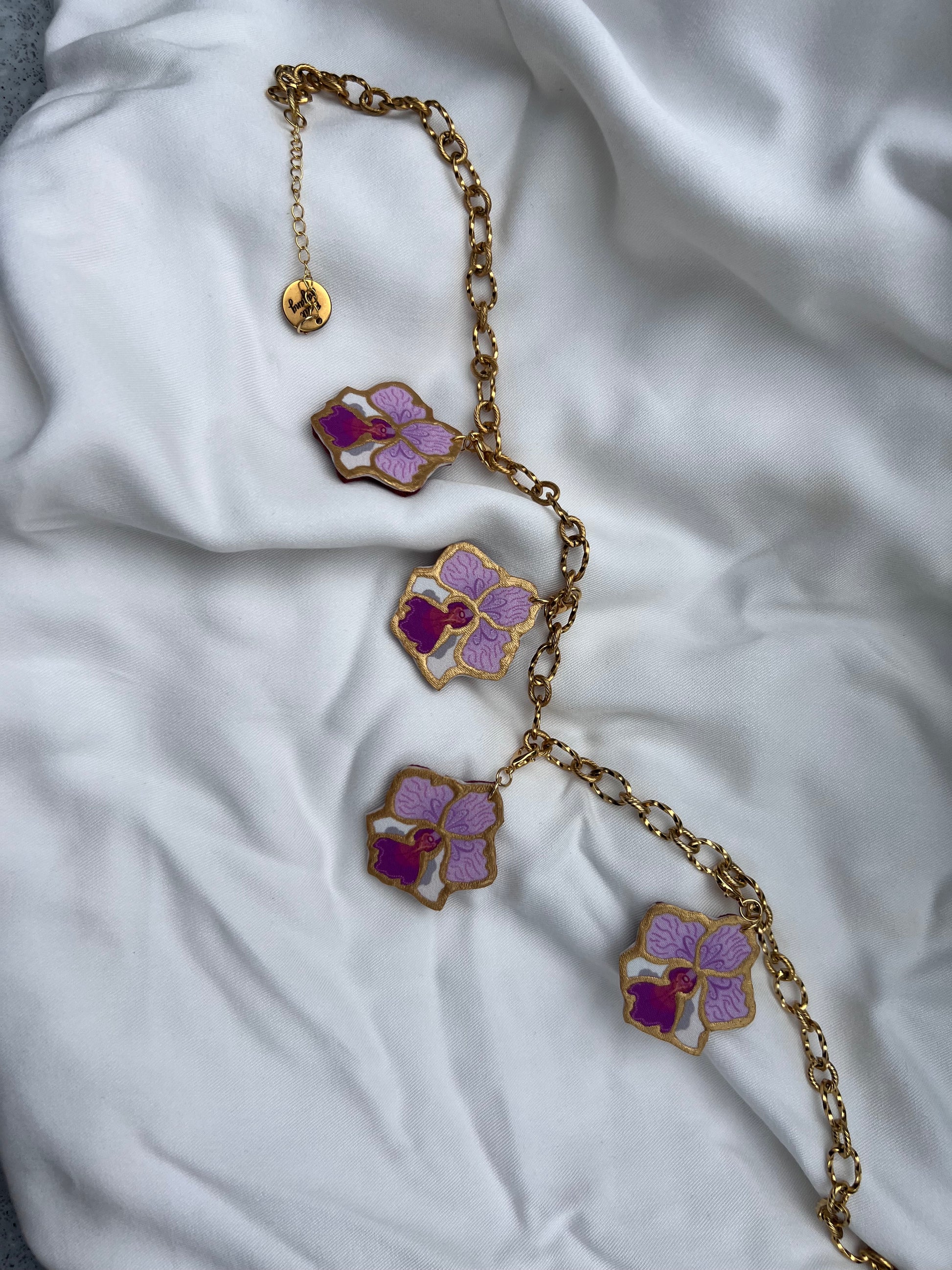 Vanda Miss Joaquim inspired Bag Charm 4pcs Motif Approx Size: 3.5CM
