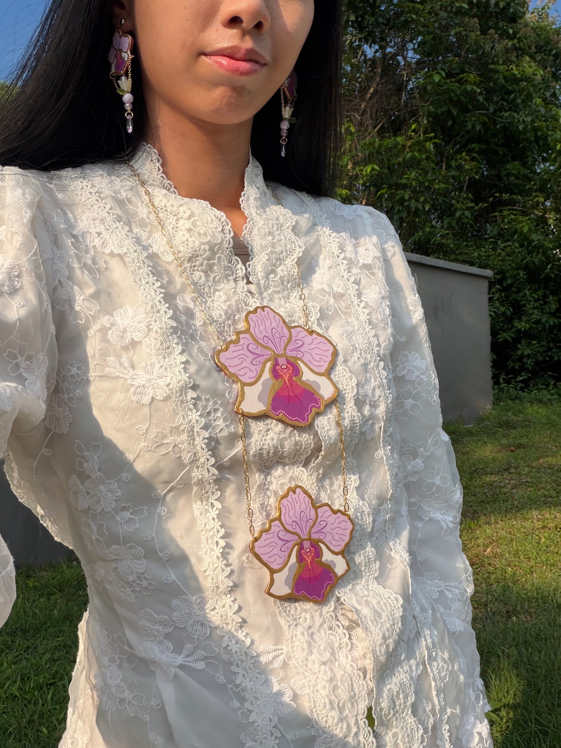 Vanda Miss Joaquim inspired Dokoh Necklace 2 Pc