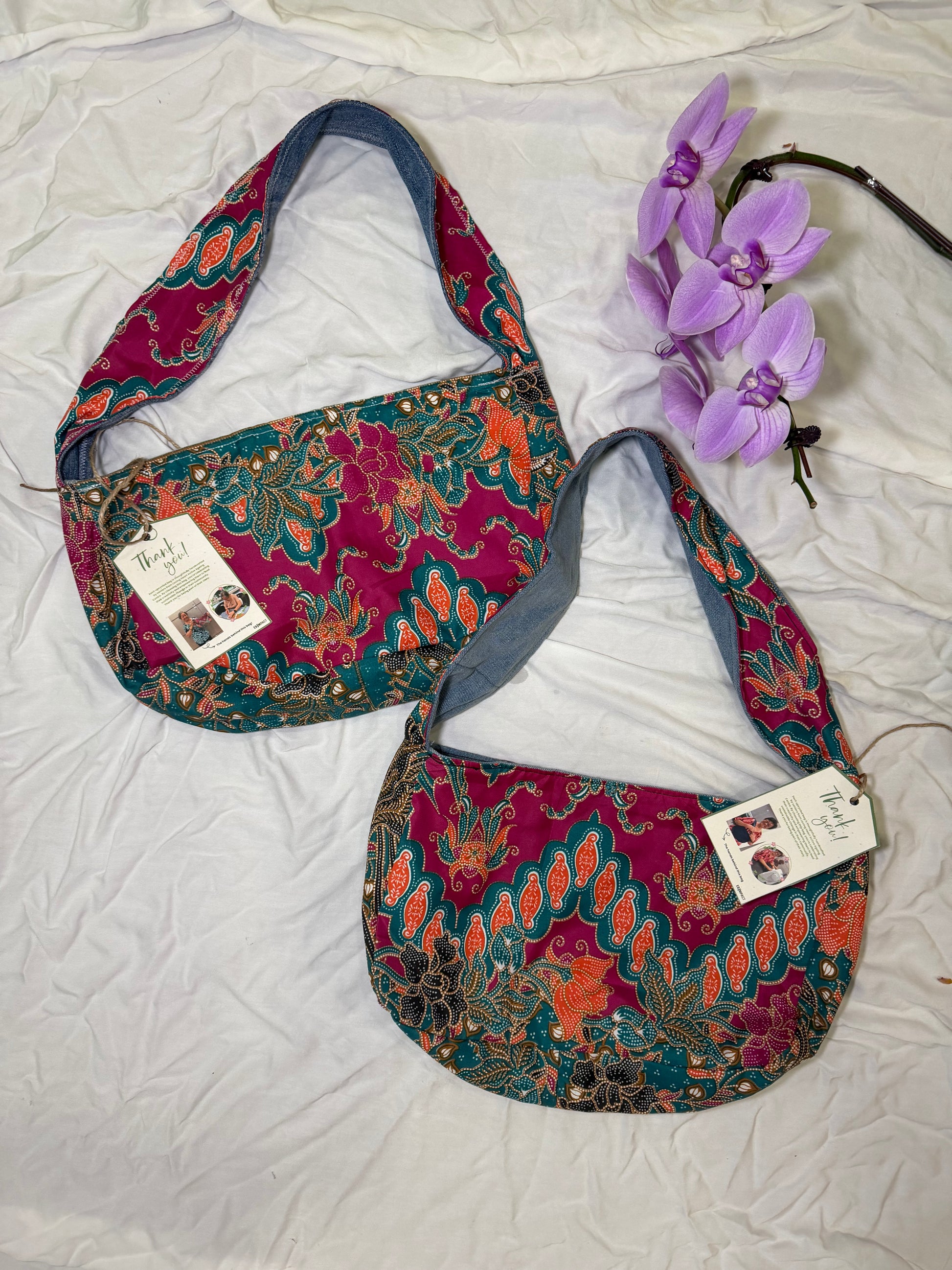 Upcycled Batik Purse Batik Sayang x Seeds of Change