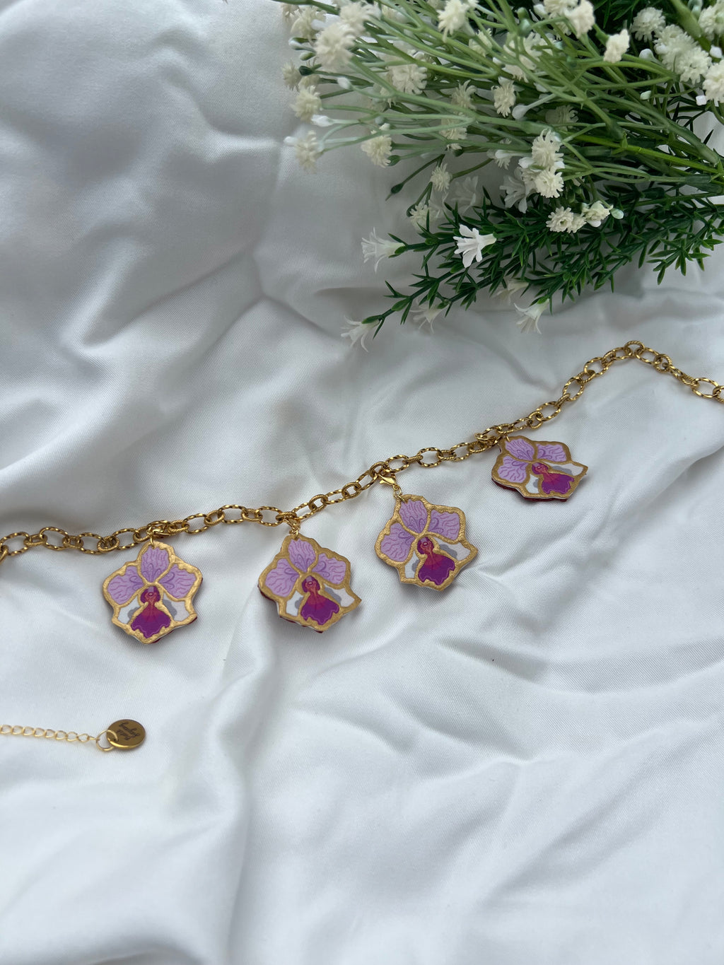 Vanda Miss Joaquim inspired Bag Charm 4pcs Motif Approx Size: 3.5CM