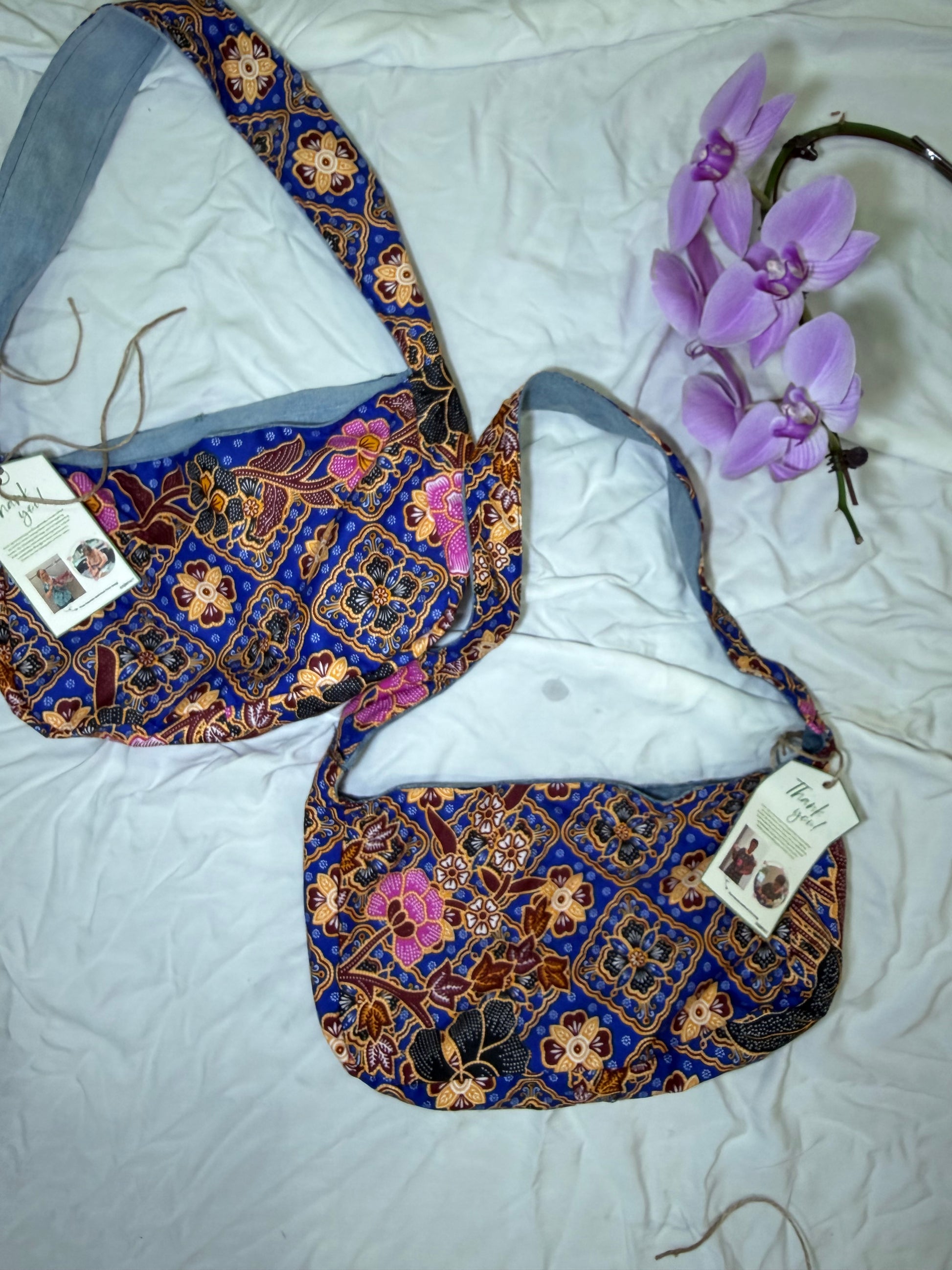 Upcycled Batik Purse Batik Sayang x Seeds of Change