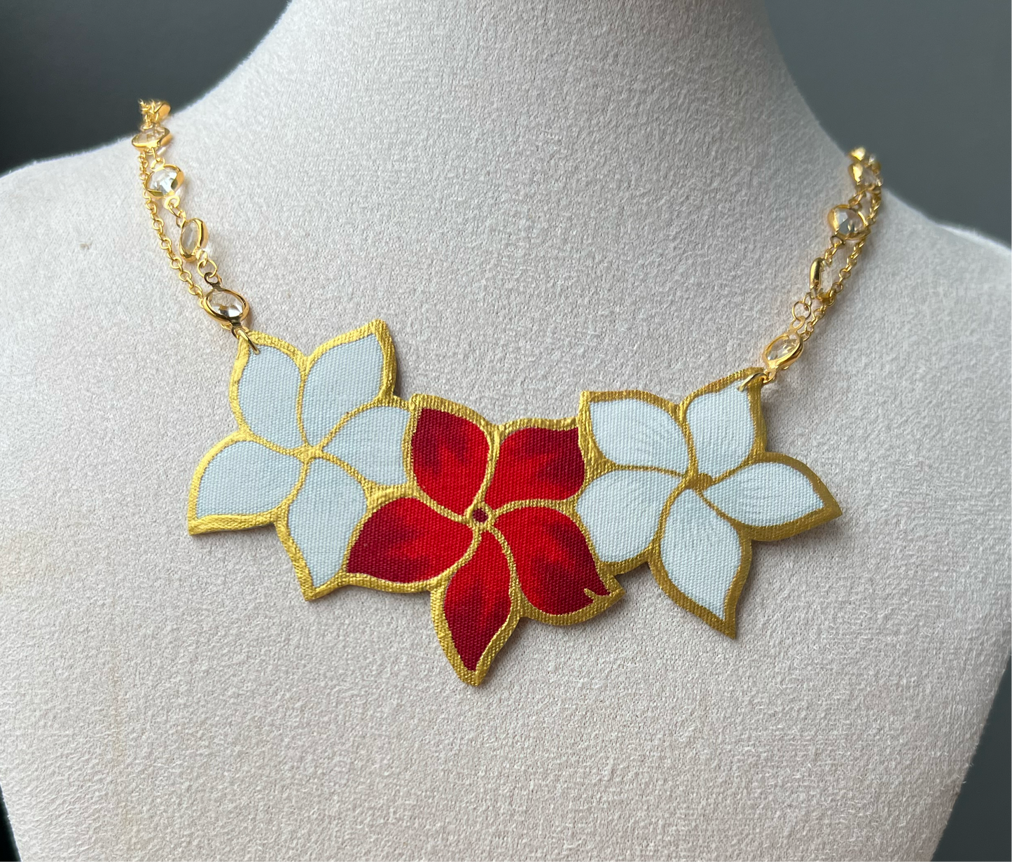 Buttercups Batik Necklace