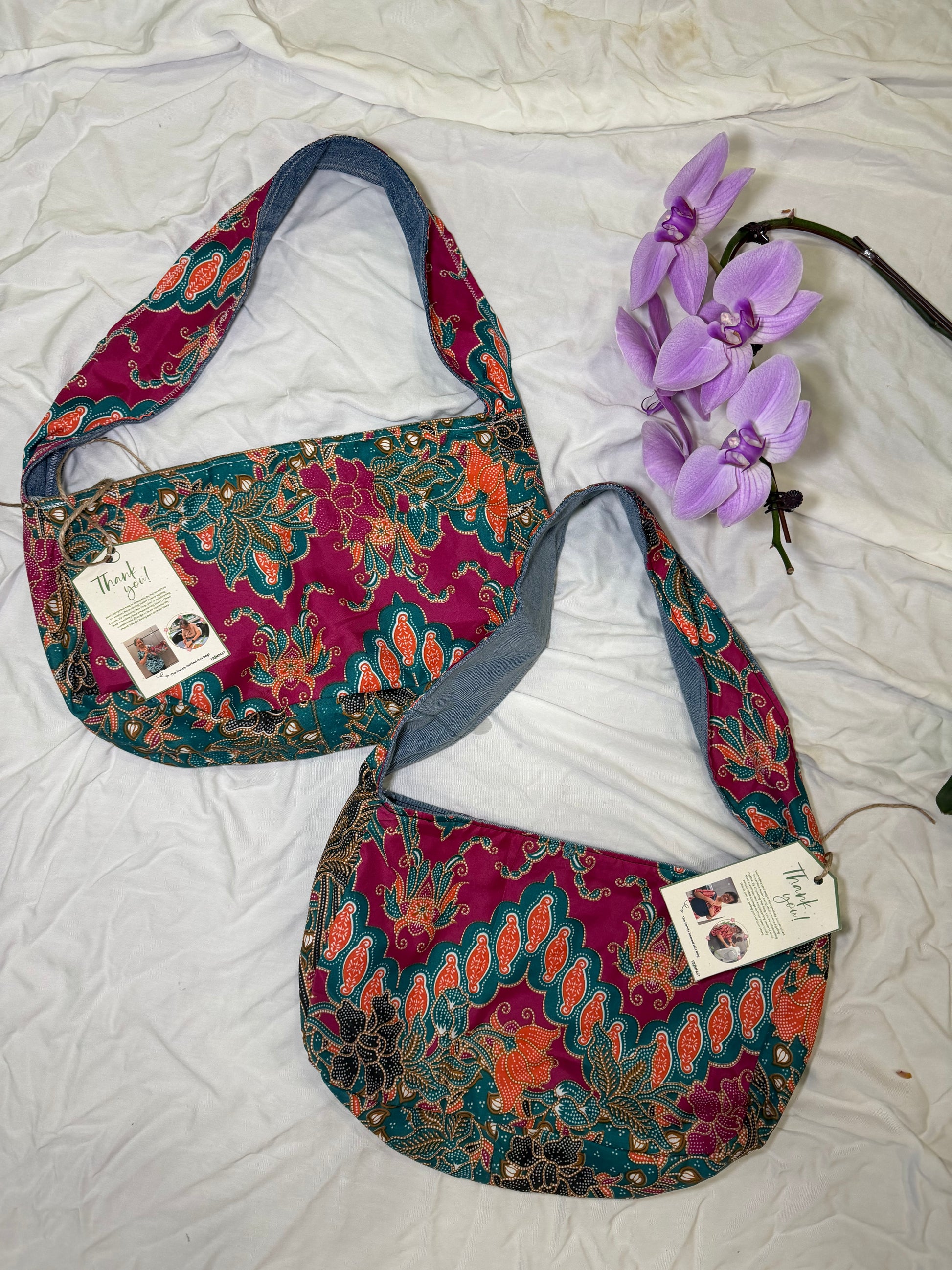Upcycled Batik Purse Batik Sayang x Seeds of Change