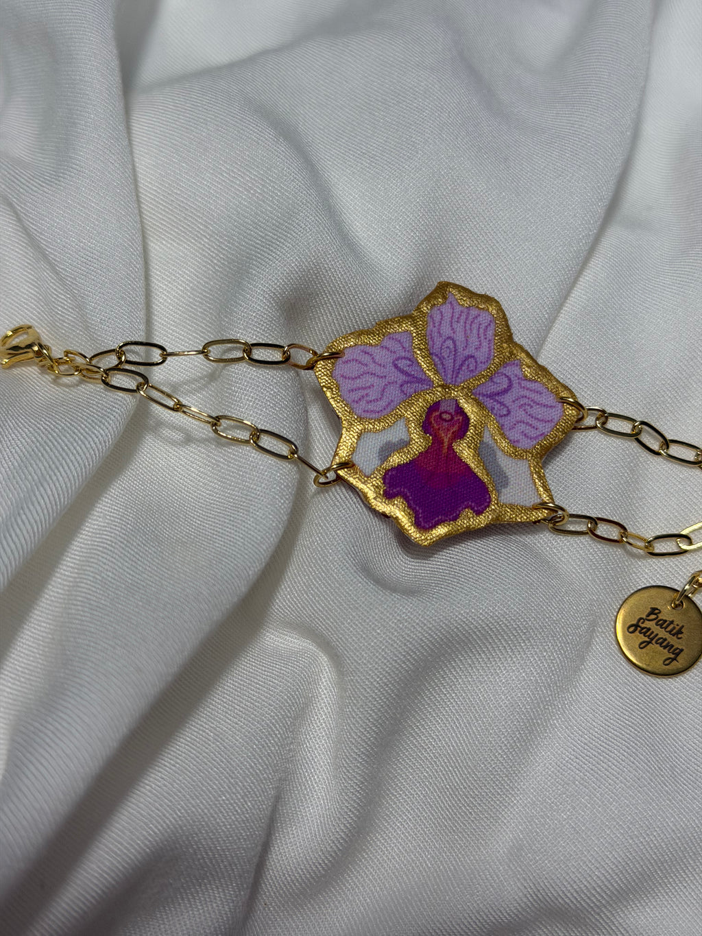 Vanda Miss Joaquim inspired Batik Bracelet