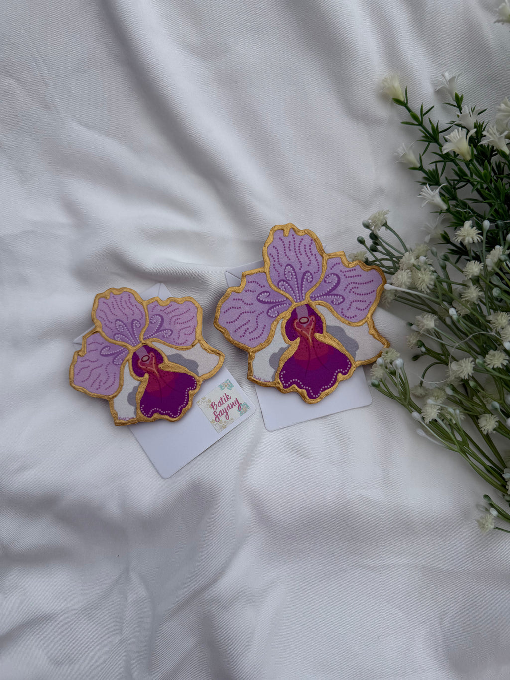 Vanda Miss Joaquim inspired Big Brooch Motif Approx Size: 9.5CM