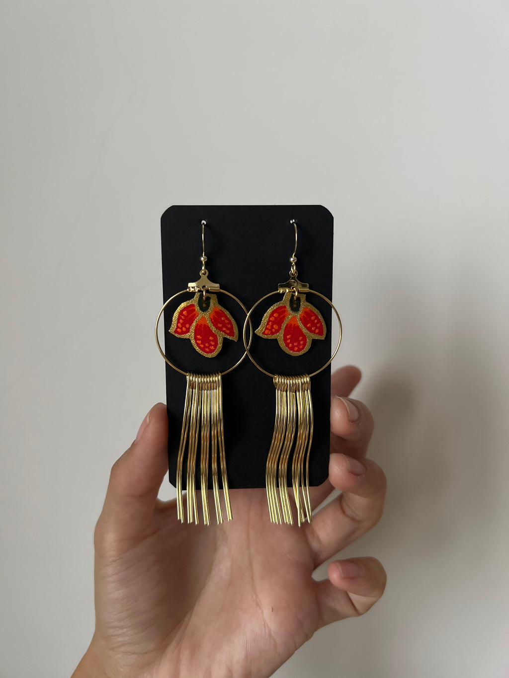 Poppy Dangling Earrings Limited Piece