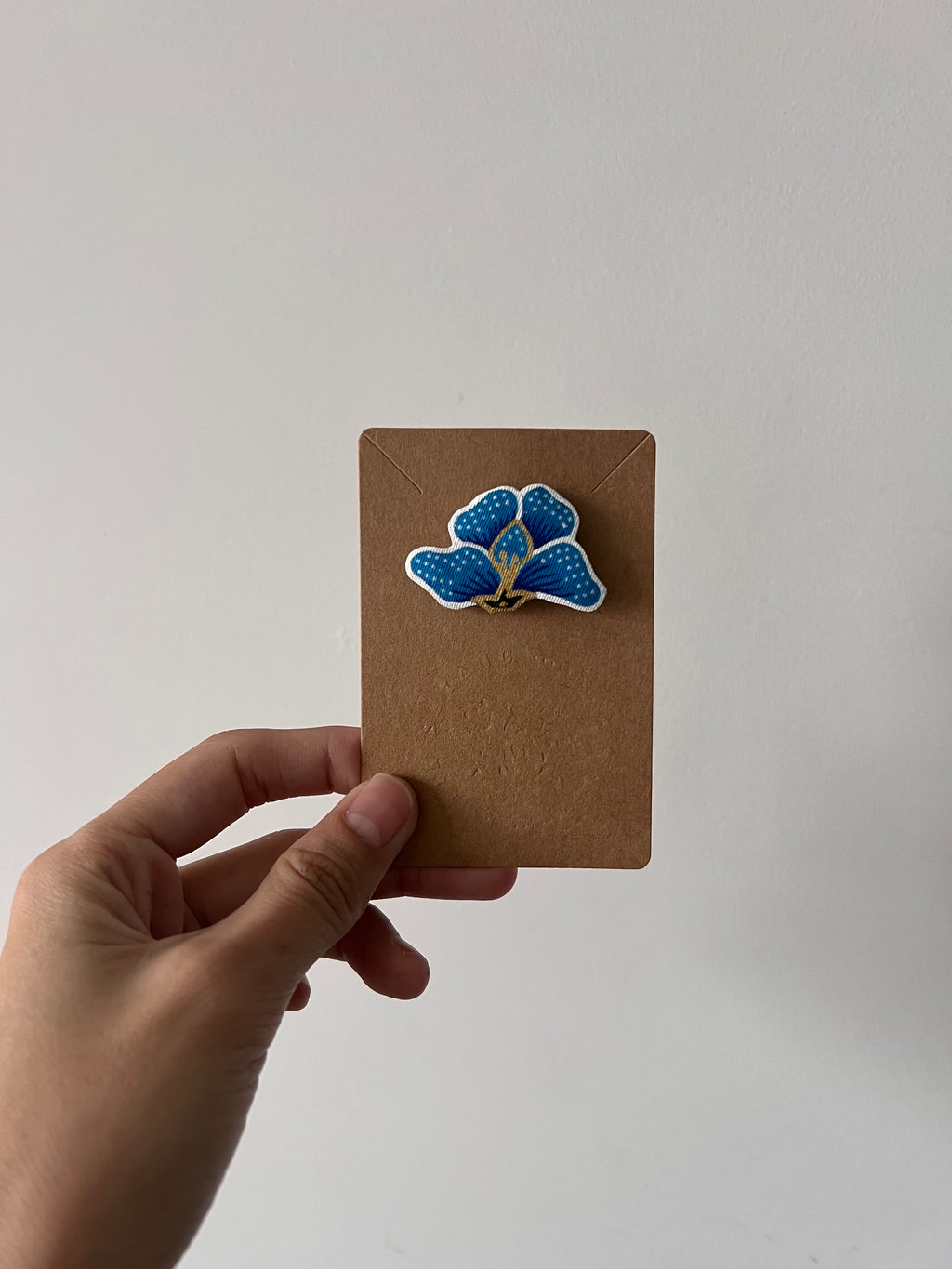 True Blue Batik Brooch (Big/Small)
