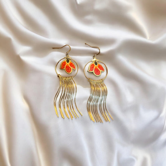 Poppy Dangling Earrings Limited Piece