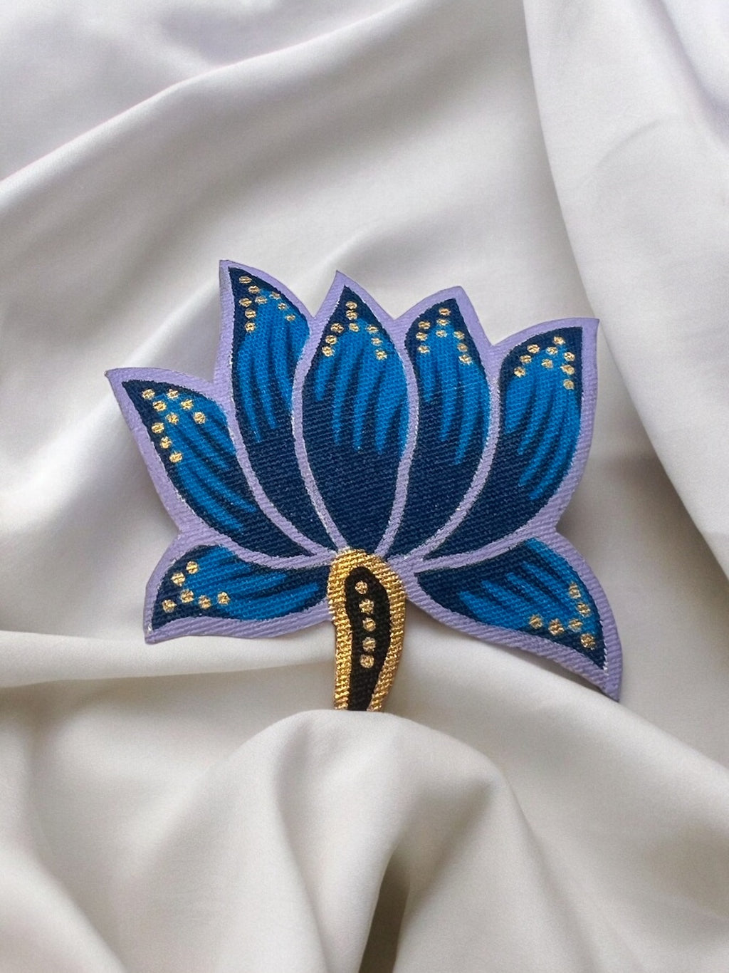 Wisteria Violet Brooch