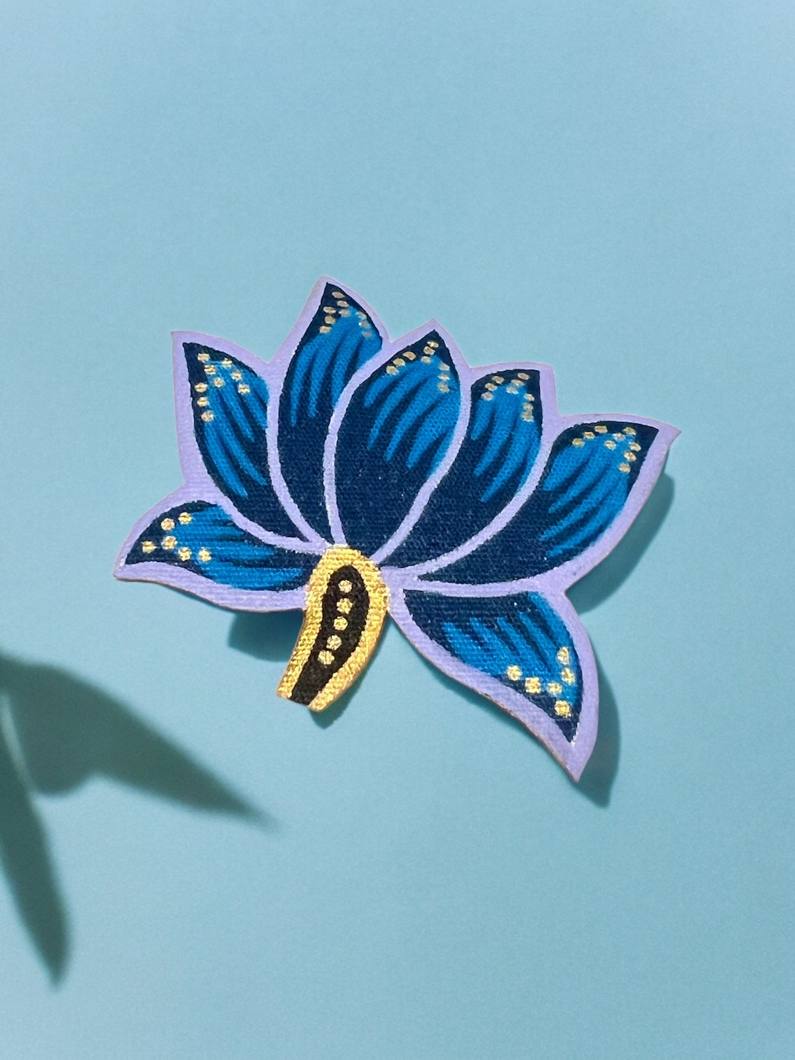 Wisteria Violet Brooch