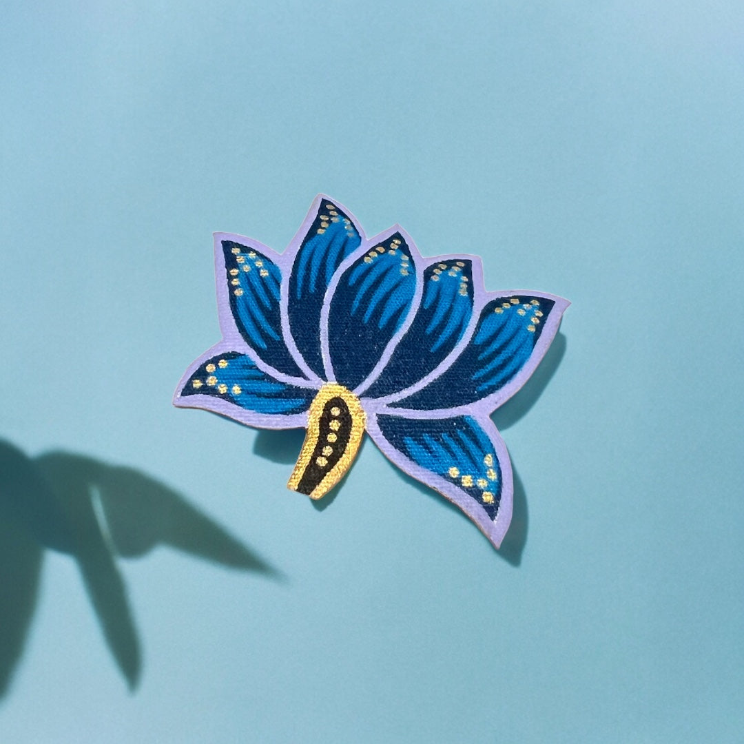 Wisteria Violet Brooch