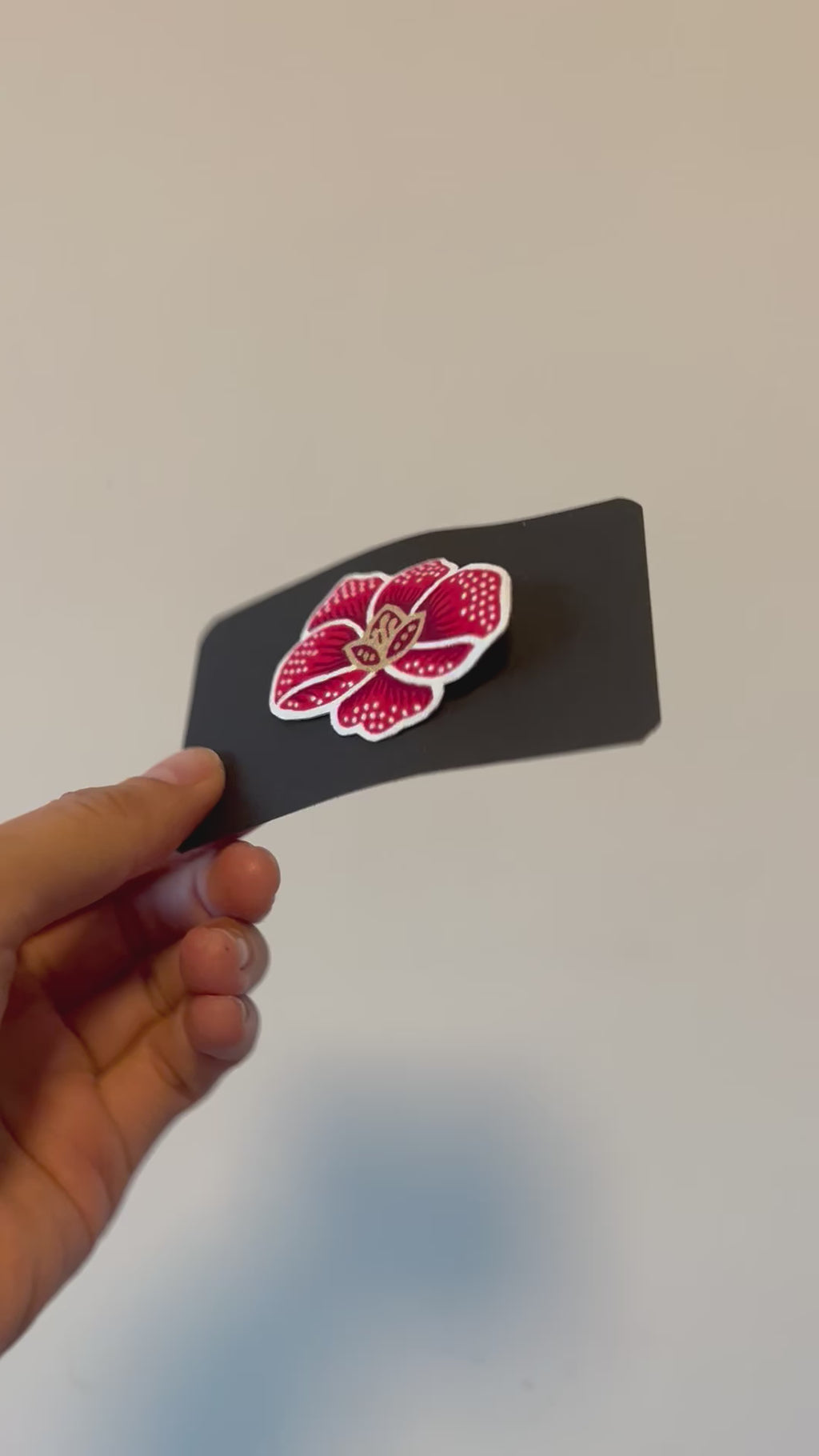 True Hot Pink Hair Clips