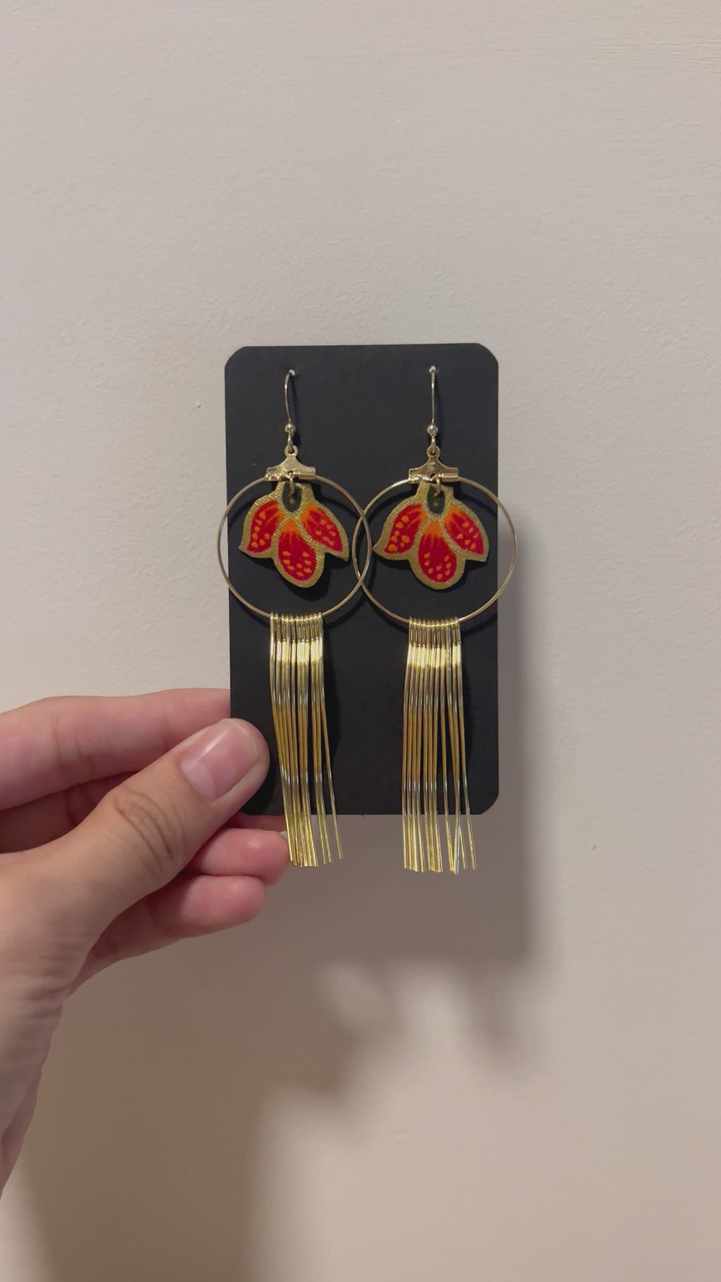 Poppy Dangling Earrings Limited Piece